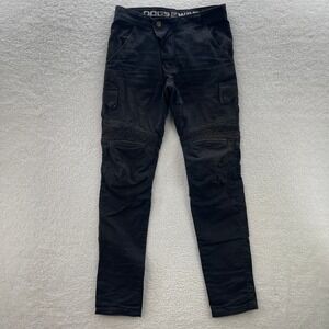 Speed and Strength Pants Mens 32x34 Black Dogs of War Motorcycle Cargo No Pads